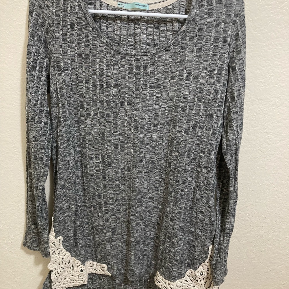 Sweater Shirt/Dress High-Low